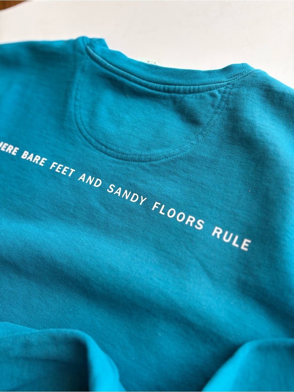 Seaside Florida Garment Dyed Comfort Colors® Lightweight Sweatshirt TOPAZ - Picture 3 of 4